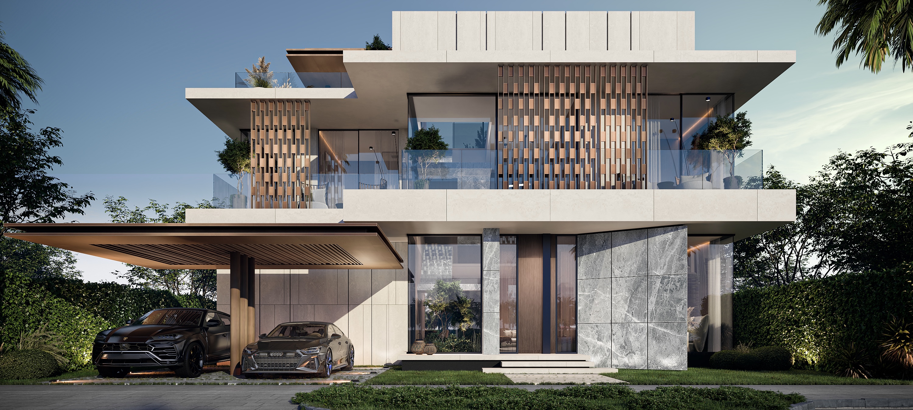 Modern KVYS villa exterior